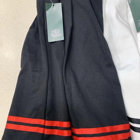 Wild Fable women’s lot of 2 skirts black and white pleated. XS - Picture 2 of 9